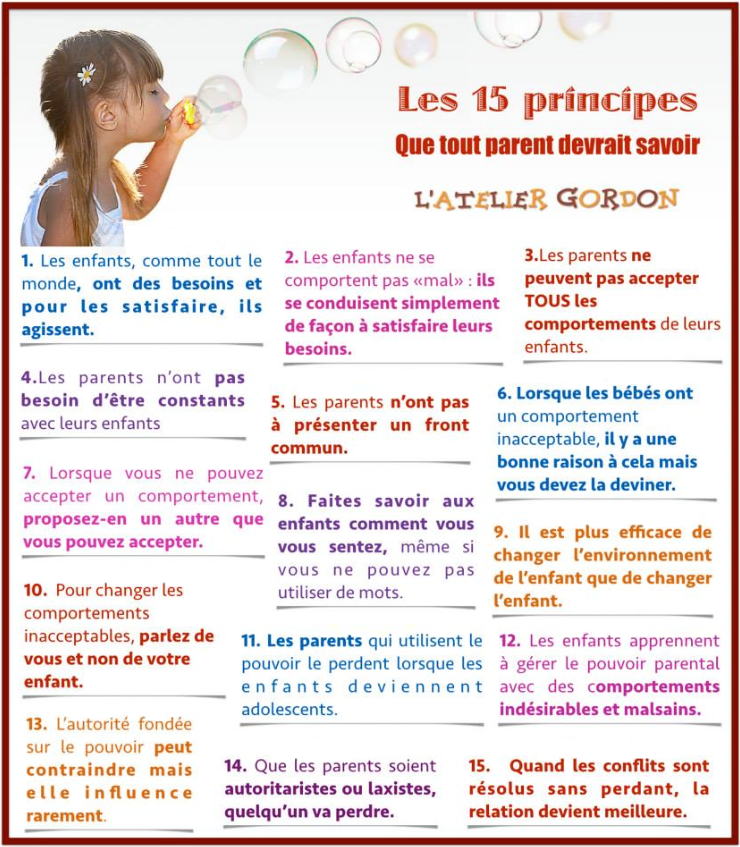 Les 15 principes que tout parents devrait savoir